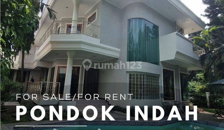 Rumah siap huni lokasi strategis di pondok indah 1