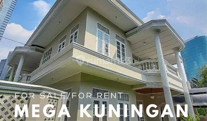 Rumah mewah siap huni disewa dan dijual di mega kuningan 1