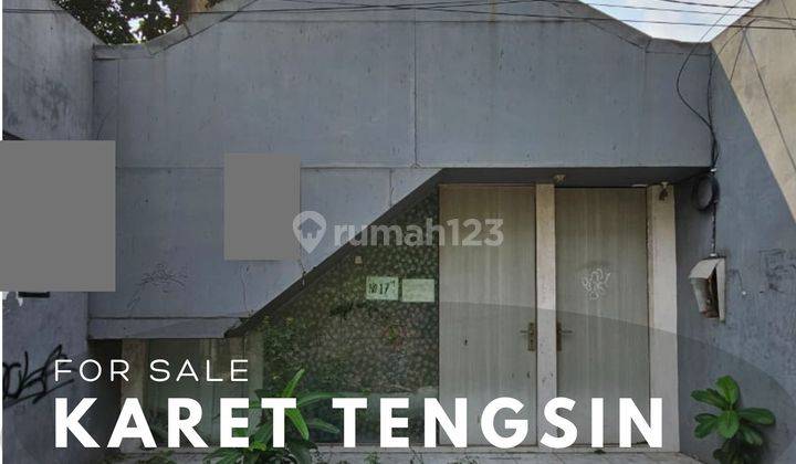 Rumah murah ipinggir jalan lokasi strategis di karet tengsin jaksel 1