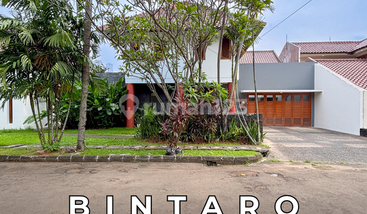 Rumah Tropical Design Hadap Timur Dalam Townhouse di Bintaro 1