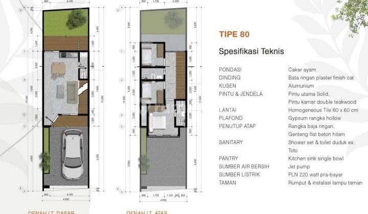 Rumah 2 Lantai Semi Furnished All In 40 Juta 2