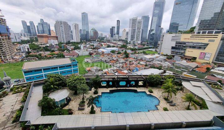 3 Bedroom Furnished View Pool At Sudirman Mansion Apartment 1