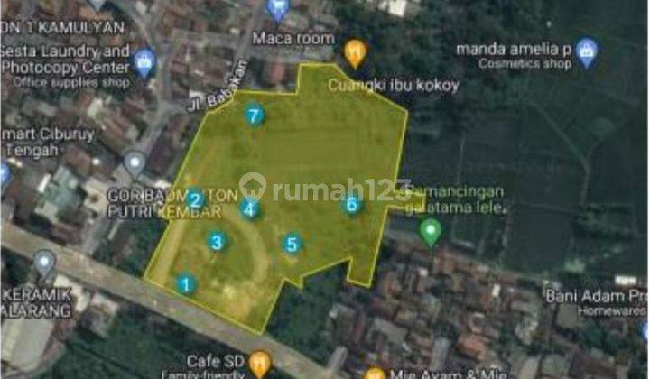 Dijual cepat
Kavling/tanah komersial di Jl Cianjur Bandung, Padalarang, Bandung Barat, Jawa Barat 2