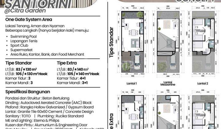 Dijual Rumah Baru 2.5 Lantai Di Citra 2, Kalideres, Jakarta Barat 2