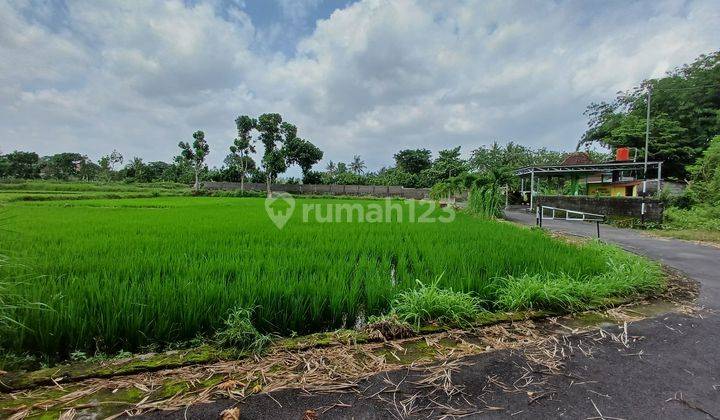 Tanah Kavling Selomartani Kalasan, View Sawah Dan Merapi, 5 Menit Exit Tol Kalasan 2