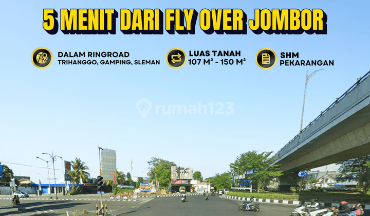 Tanah Kavling Jogja Kota Dekat Ugm, 3 Menit Ke Exit Tol Trihanggo 1