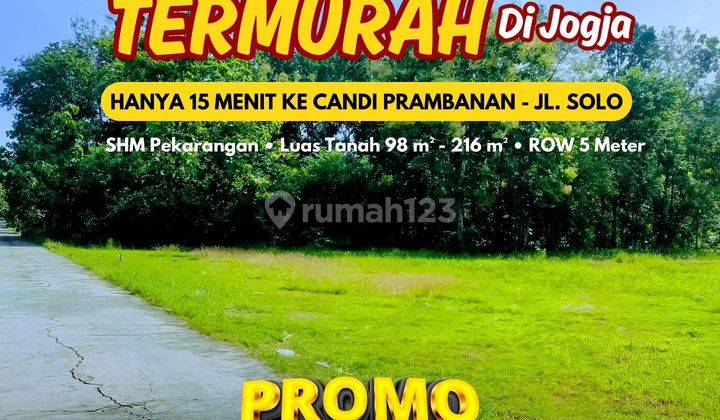 Tanah Jogja Shmp Dekat Jl. Piyungan Prambanan Bantul 1