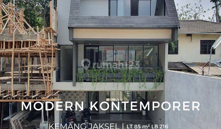 Rumah Kemang Jakarta Selatan Konsep Modern Tropis 1