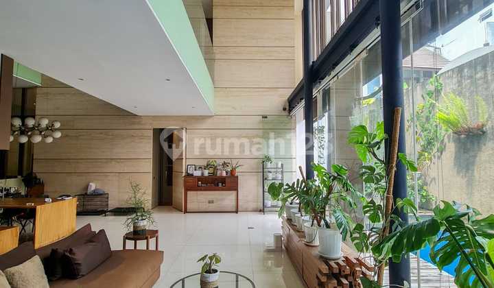 Dijual Rumah Mewah Minimalis Modern Design By Nataneka Architect Prime Area Depan Taman , Dekat Mrt Dan Blok M 1
