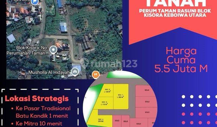 DIJUAL TANAH KAVLING DI KEBOIWA UTARA, SEMPIDI, BADUNG 1