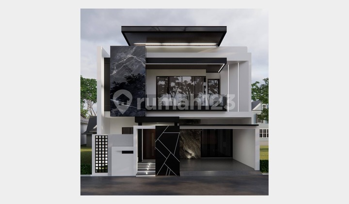 Rumah Kontemporer Jalan Kaliurang Km 8 Dekat UGM Ngaglik Sleman