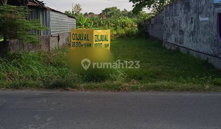 Tanah Sawah SHM Strategis di Pinggir Jalan Dekat Ringroad Sewon Bantul 2