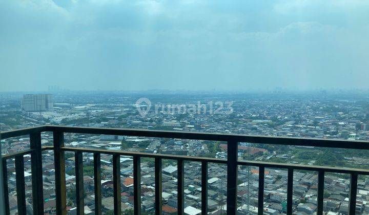 Disewakan Apartemen Puri Orchard 2 Br, Hoek, Lantai Tinggi 2