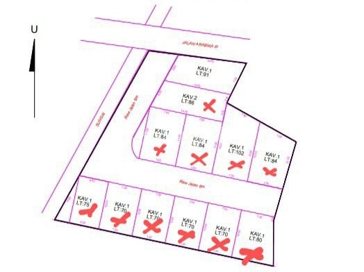 Tanah Kapling Siap Bangun Dalam Cluster Baru Bebas Banjir 