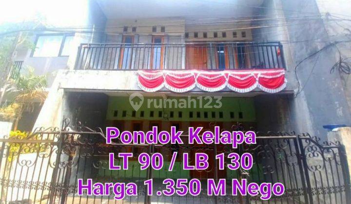 Rumah Termurah 2 Lantai Strategis Siap Huni Pondok Kelapa 2