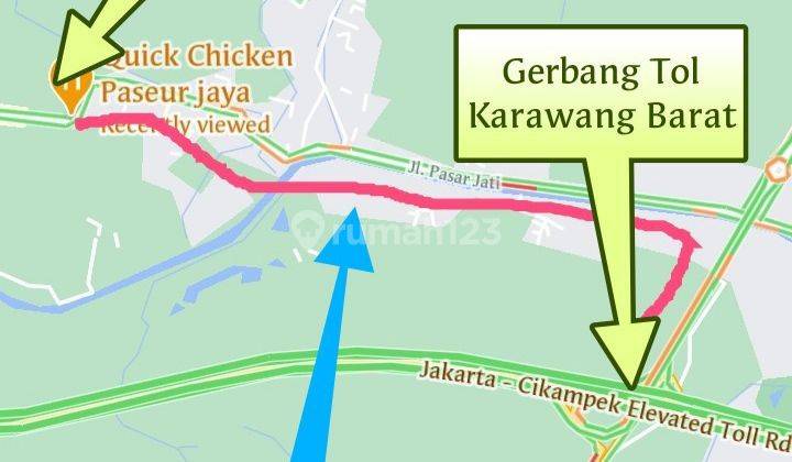 Tanah Murah 2,8 hektar di Jalan Raya Pangkalan Telukjambe 2