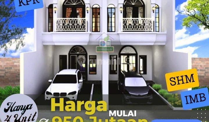 Rumah America clasic jatiwaringin dekat pintu toll dan stasiun LRT 1