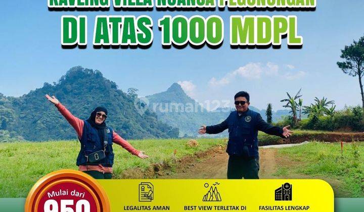 Tanah Kavling View cantik Diatas 1000 MDPL Situ Rawa Gede Puncak 1