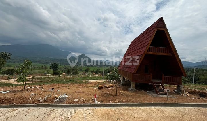 Tanah Murah View Sawah dan Gunung diCariu, Bogor