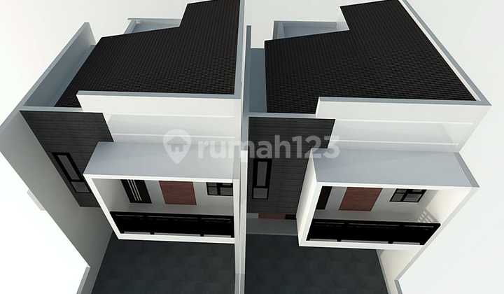 Modern 2-Story House Affordable Price Flood-Free Location Non-Cluster in Kampung Baru Ciracas East Jakarta 2