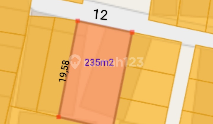 Tanah Kavling Shm 235m2 Di Kalisari Pasar Rebo Jakarta Timur