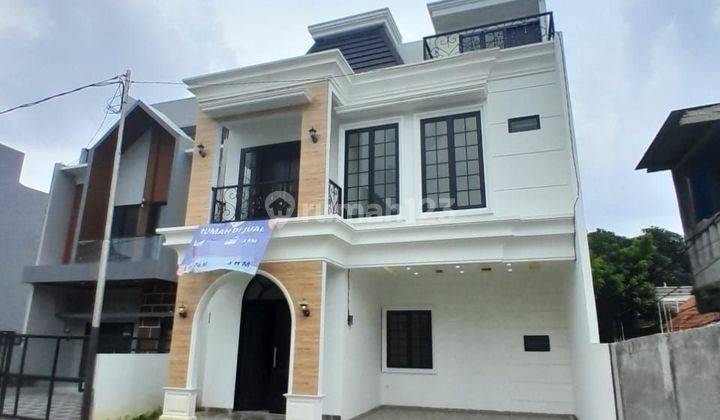 Dijual rumah 2 lantai + rooftop di jagakarsa jakarta selatan 1