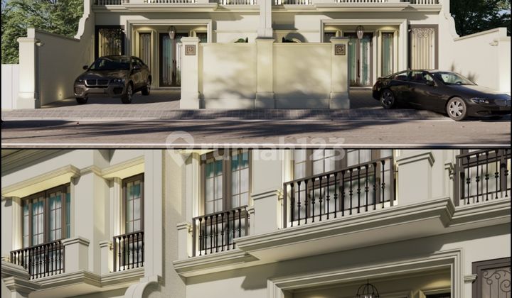 Rumah Baru Design Mewah American Classic Di Cempaka Putih Jakart