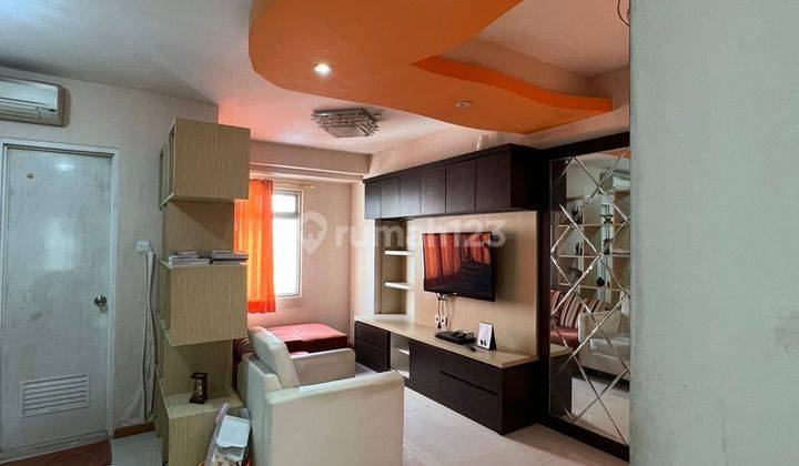 2 unit gandeng full furnish apartemen green bay Pluit Jakarta Utara tower B 1