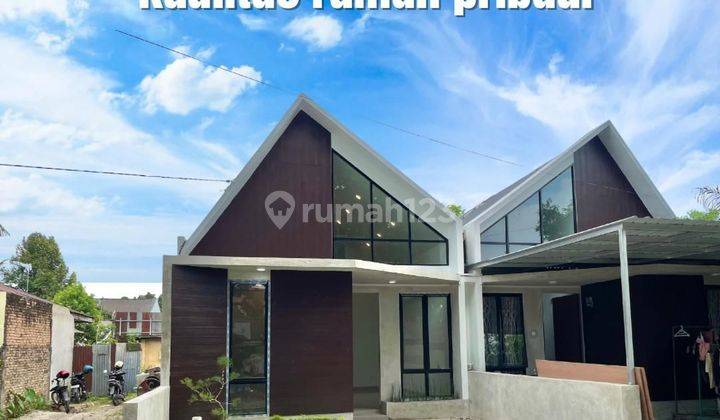 Rumah Baru 1lantai, Model Skandinavian, Lokasi Gaperta Ujung Dkt Ke Manhattan  2