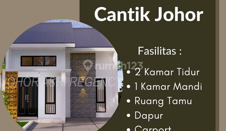 Rumah Cantik Daerah Medan Johor Harga Terjangkau 1