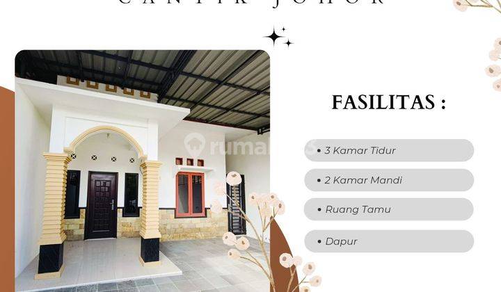 Rumah Cantik Siap Huni 1 Lantai Di Medan Johor 1