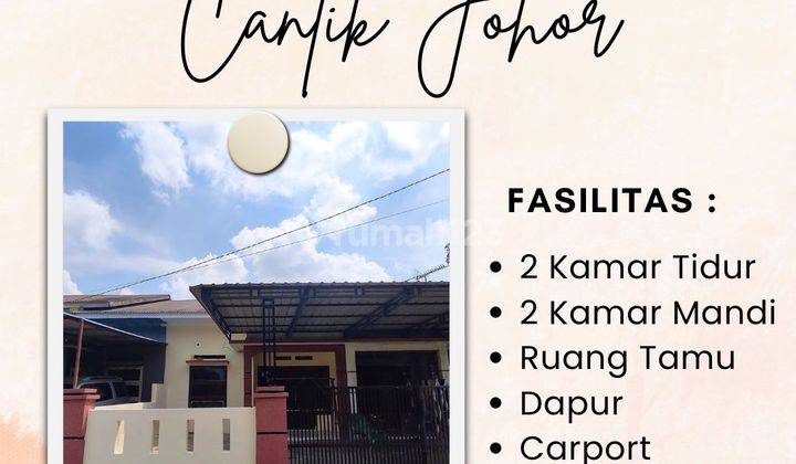 Rumah Ready Siap Huni Harga Terjangkau Di Medan Johor 1