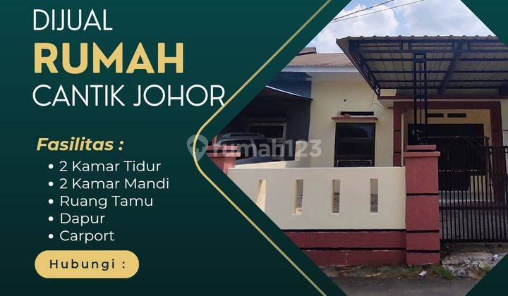 Rumah Ready Siap Huni 1 Lantai Di Medan Johor 1