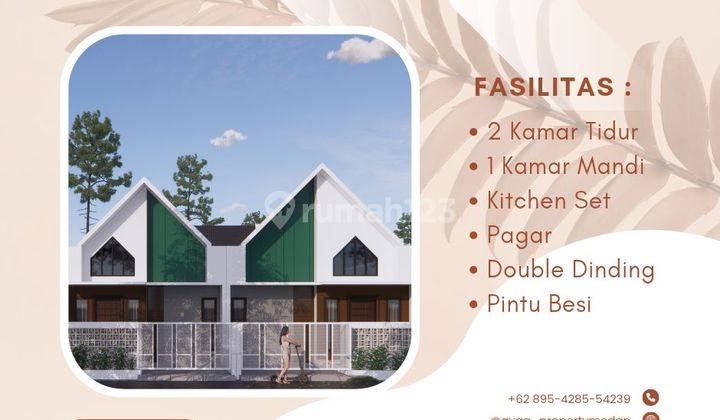 Rumah Baru Design Cantik 1 Lantai Harga Terjangkau 1