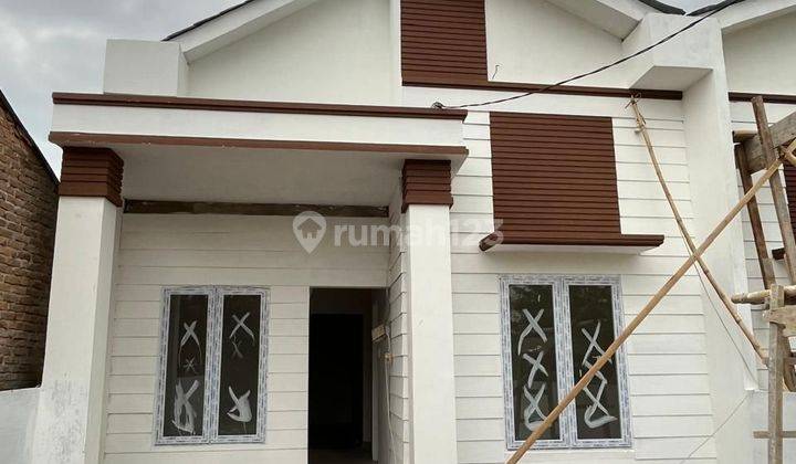 Rumah Baru 1lantai Modern Design Promo 375jt, Lokasi Sunggal Pinang Baris Rumah Shm Di Jl.tunggul Itam Pinang Baris  1