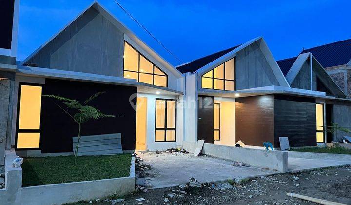 Rumah Baru 1lantai Skandinavian Terbaru Cantik, Lokasi Gaperta Ujg Rumah Di Jl.pantai Barat Gaperta Ujung Shm 2