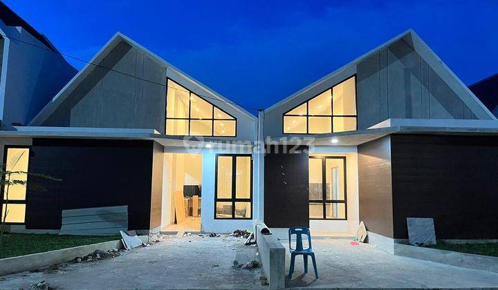 Rumah Baru 1lantai, Model Skandinavian, Lokasi Gaperta Ujung Dkt Ke Manhattan  1