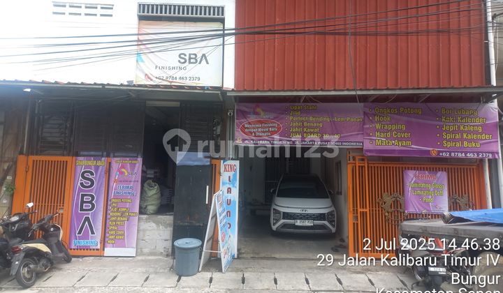 Affordable 2-Story Shop House on Jl Kalibaru Timur 4, Bungur, Senen, Central Jakarta