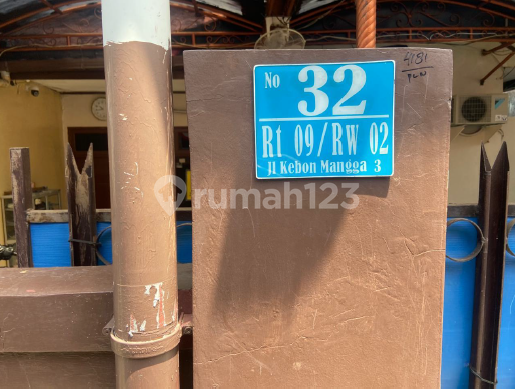 Rumah Murah 3Lt di Jl Kebon Mangga 3,Cipulir 2