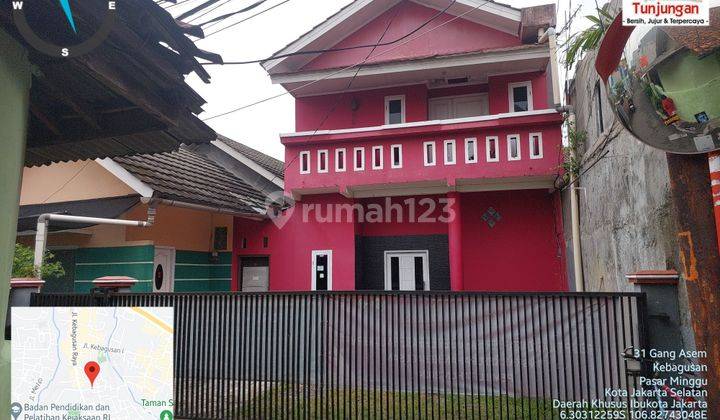 Rumah Murah 2lt di Gang Asem,kebagusan,pasar Minggu,jaksel 1