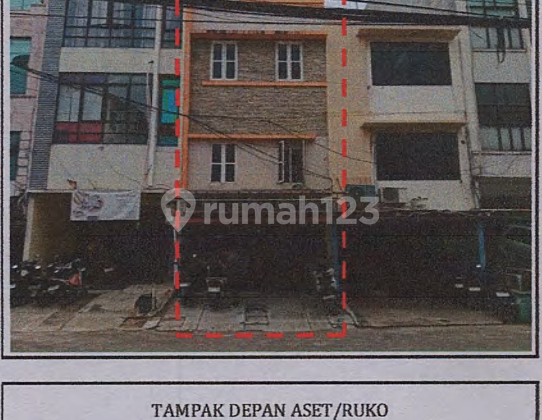Cheap 4-Storey Shop House on Jl Agung Niaga 4, Sunter Agung, Tanjung Priok, North Jakarta 1