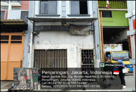 Ruko Murah 2Lt di Jl Bandengan Utara,Gang Buntek,Penjaringan