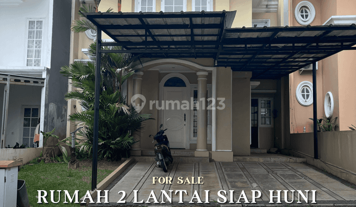 Rumah Dengan Tipe American Classic 2 Lantai di Legenda Wisata 2