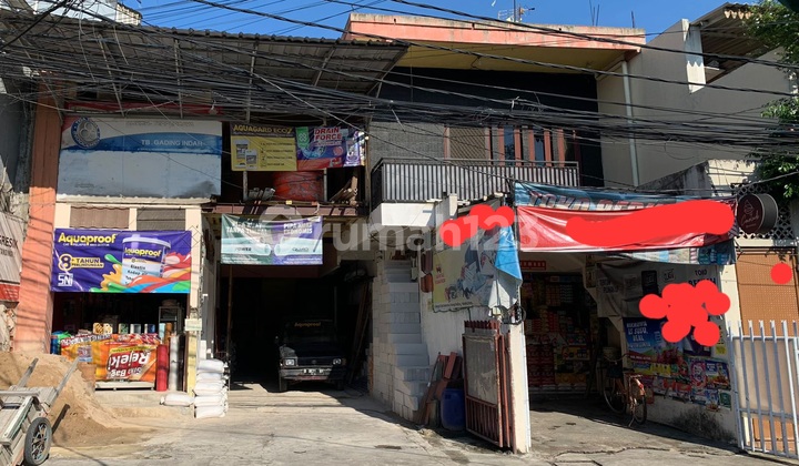 Dijual Rumah Berikut Tempat Usaha Klp Gdg Bcs Harga 8M Nego ,Luas Tanah 216 Meter Bangunan 430 Meter,2.5Lt Atas Rmh Tinggal 3Kmtdr 3Kmd, Dapur Kitchenset, Hordeng, di Bawah Ada Ruko Masih Ber Jalan Usaha Bangunan,Buat Usaha Apa Saja Bisa,Ada 2 Kmd,Depan R