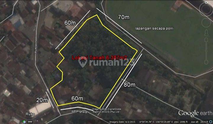 Tanah Luas Strategis di Pusat kota Sukabumi  1