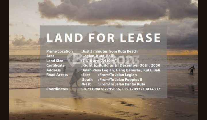 Premium Land di Legian Premium Land di Legian