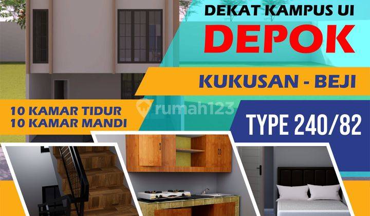 RUMAH KOST DIJUAL DI DEPOK UI | KOST KOSTAN BEJI DEPOK 10 KAMAR LOKASI DEKAT KAMPUS UI | RUMAH KOS KOSAN DIJUAL DI DEPOK | KOST KOST AN PUTRI LOKASI BEJI DEPOK DEKAT UNIVERSITAS INDONESIA 1