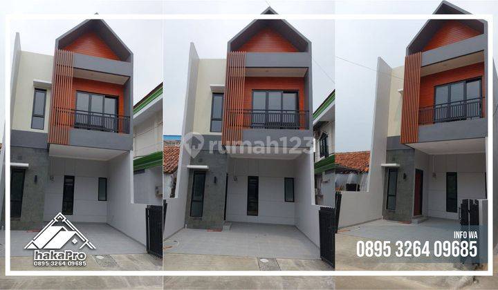 RUMAH TOWNHOUSE MODERN FUTURISTIK DIJUAL DI PONDOK KELAPA DUREN SAWIT JAKARTA TIMUR JAKTIM 1