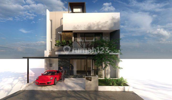 Rumah Dago V, Baru Mewah +ROOFTOP Harga Murah, Exclusive di Dago, Coblong Kota Bandung Jual Dijual 1