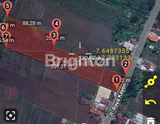 Dijual Tanah Nol Jalan Raya Mojowarno, Jombang 1